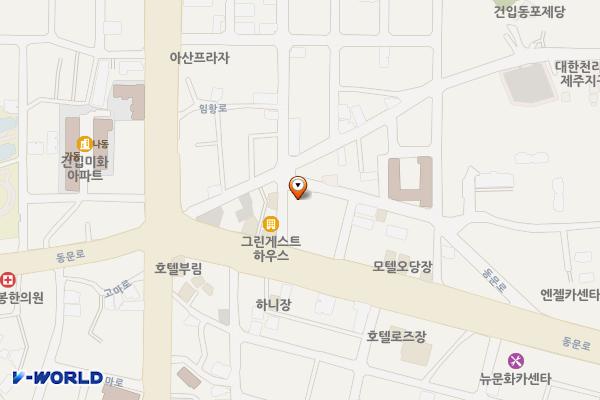사라봉7길 41, 동문로 125-1 위치 지도 — 제주특별자치도 제주시 사라봉7길 41