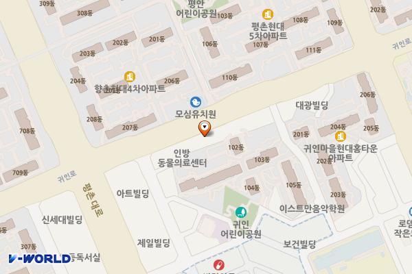 베스트상가 개방화장실 위치 지도 — 경기도 안양시 동안구 귀인로 198(평촌동)