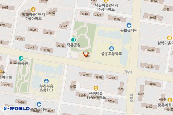 서부119안전센터 위치 지도 — 경기도 부천시 원미구 계남로 169(중동)