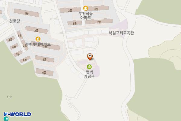 부천펄벅기념관 위치 지도 — 경기도 부천시 소사구 성주로214번길 61(심곡본동)
