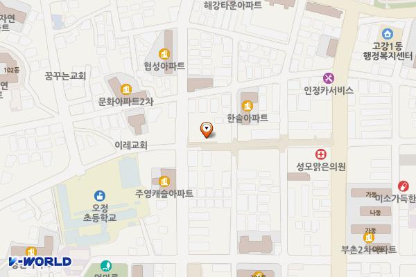 이소아과의원 위치 지도 — 경기도 부천시 오정구 성지로101번길 38(원종동)