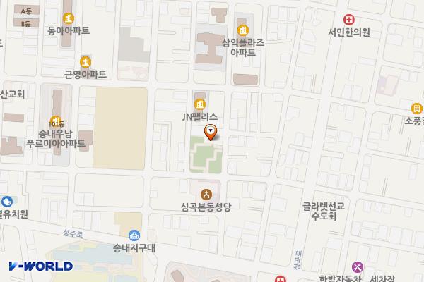 양은리어린이공원 위치 지도 — 경기도 부천시 소사구 경인로170번길 80(송내동)