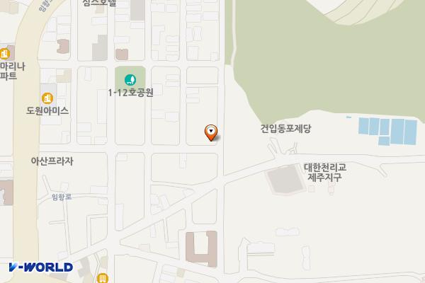 사라봉1길 34, 28 위치 지도 — 제주특별자치도 제주시 사라봉1길 34