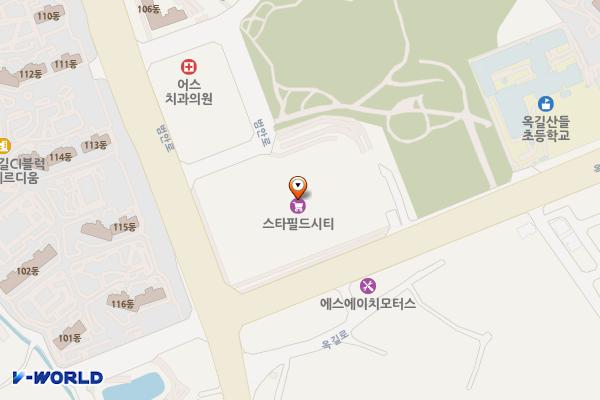 스타필드시티 부천 위치 지도 — 경기도 부천시 소사구 옥길로 1(옥길동)