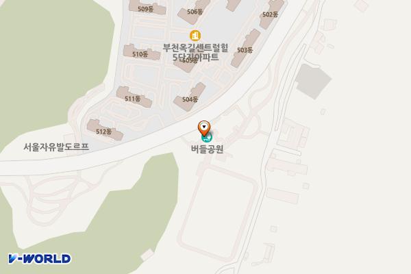 버들공원 위치 지도 — 경기도 부천시 소사구 옥길로56번길 140(옥길동)