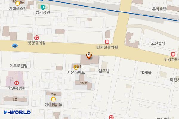 부천심곡파라곤 위치 지도 — 경기도 부천시 소사구 경인로 180(심곡본동, 부천심곡파라곤)