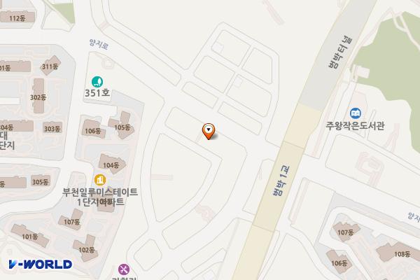 광백오피스텔Ⅲ 위치 지도 — 경기도 부천시 소사구 양지로 98(범박동)