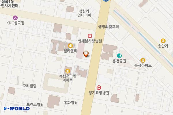 정일빌딩 위치 지도 — 경기도 부천시 원미구 부천로 53(심곡동)