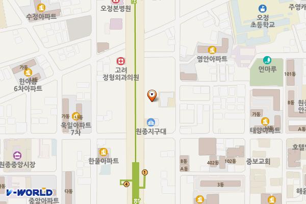 삼미상사㈜ 부천제일주유소 위치 지도 — 경기도 부천시 오정구 소사로 782(원종동)