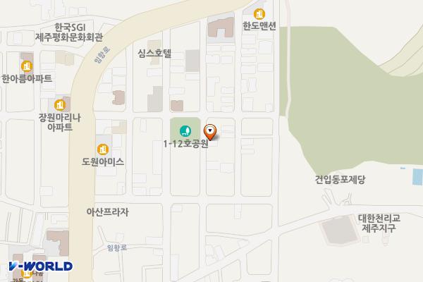 사라봉5길 19, 27 위치 지도 — 제주특별자치도 제주시 사라봉5길 19