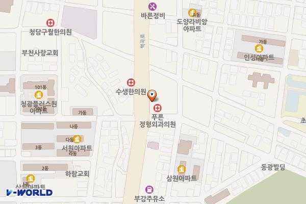 국민은행상가(고강동) 위치 지도 — 경기도 부천시 오정구 역곡로 474(고강동)