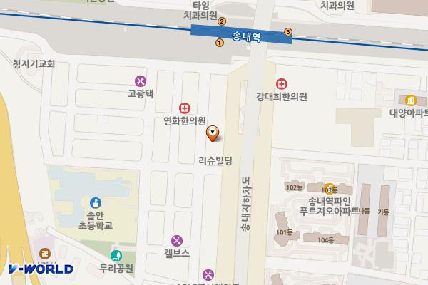 송내빌딩 위치 지도 — 경기도 부천시 소사구 송내대로 31(송내동)