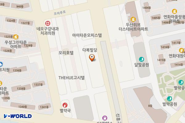 루미아트 위치 지도 — 경기도 부천시 원미구 부흥로315번길 38(중동)