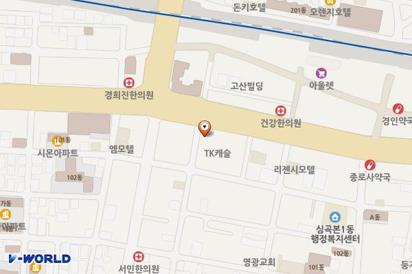 삼양레저빌딩 위치 지도 — 경기도 부천시 소사구 경인로 194(심곡본동)