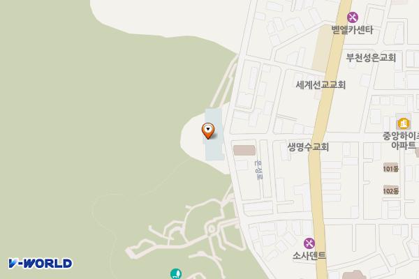 부천배드민턴 전용체육관 위치 지도 — 경기도 부천시 소사구 은성로2번길 6(소사본동)
