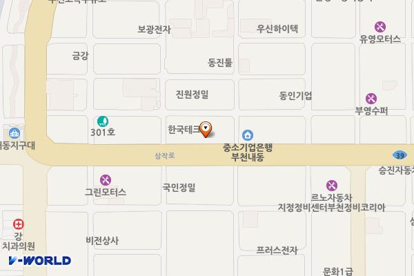 동우주유소 위치 지도 — 경기도 부천시 오정구 삼작로 151(내동)