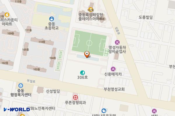 부천시민회관 위치 지도 — 경기도 부천시 원미구 부일로 365(중동)