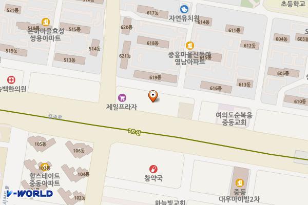대일빌딩 위치 지도 — 경기도 부천시 원미구 길주로 249(중동)