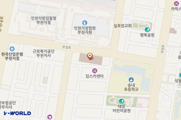 대우마이빌 위치 지도 — 경기도 부천시 원미구 상일로 140(상동)
