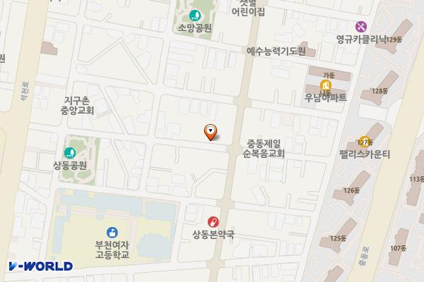 상동시장공영주차장 위치 지도 — 경기도 부천시 원미구 석천로38번길 51(상동)