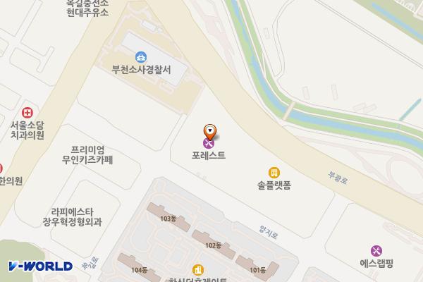 우성테크노파크Ⅰ 위치 지도 — 경기도 부천시 소사구 부광로 220(옥길동)