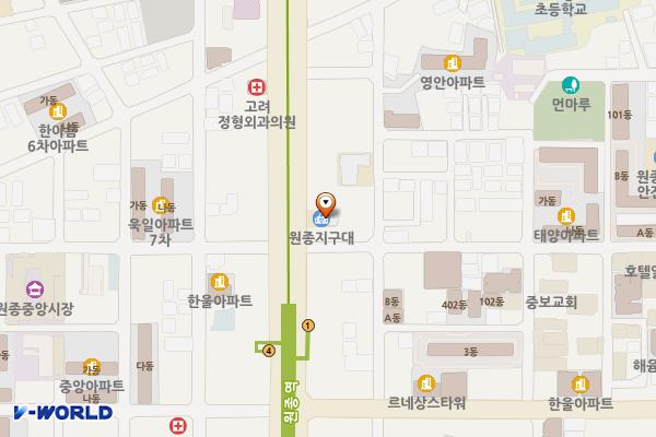 원종지구대 위치 지도 — 경기도 부천시 오정구 소사로 778(원종동)