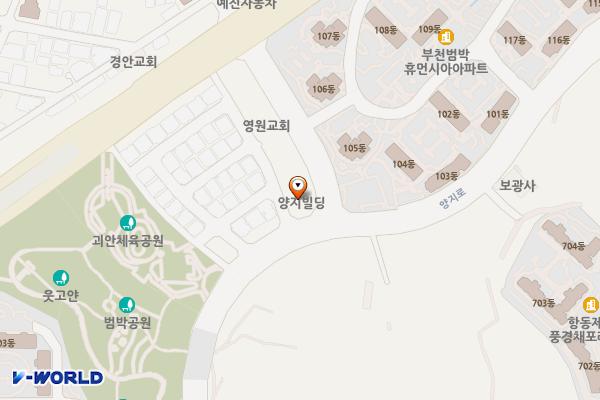 양지빌딩 위치 지도 — 경기도 부천시 소사구 양지로40번길 7(괴안동)