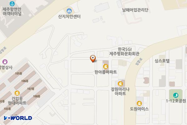 동대2길 21 위치 지도 — 제주특별자치도 제주시 동대2길 21