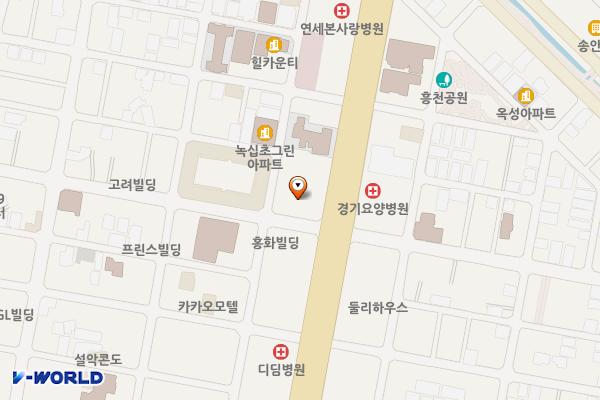 동아빌딩 위치 지도 — 경기도 부천시 원미구 부천로39번길 8(심곡동)