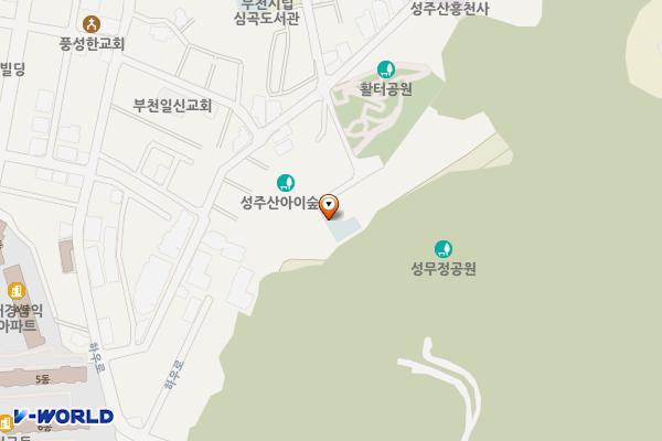 성무정 궁도장 위치 지도 — 경기도 부천시 소사구 성무로 43(심곡본동)