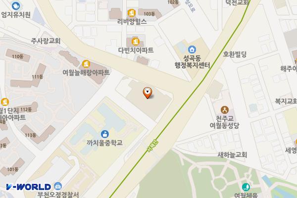 홈플러스 부천여월점 위치 지도 — 경기도 부천시 오정구 소사로 663(여월동)