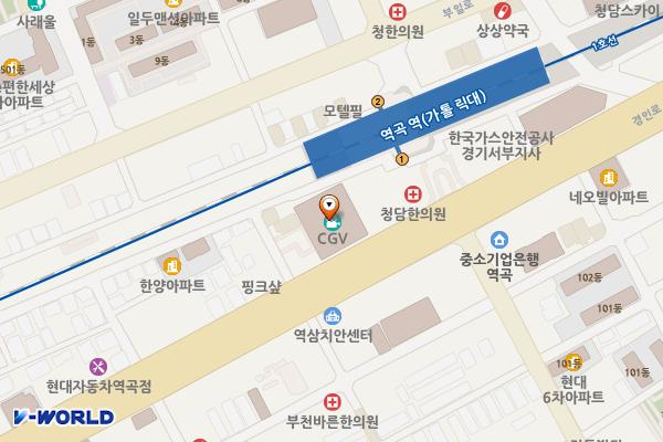 역곡하이뷰 위치 지도 — 경기도 부천시 소사구 경인로 505(괴안동)