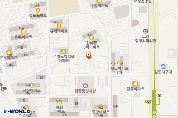 남양빌딩 위치 지도 — 경기도 부천시 오정구 원종로23번길 39(원종동)