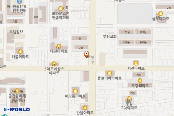 성호빌딩 위치 지도 — 경기도 부천시 오정구 성지로 57(원종동)