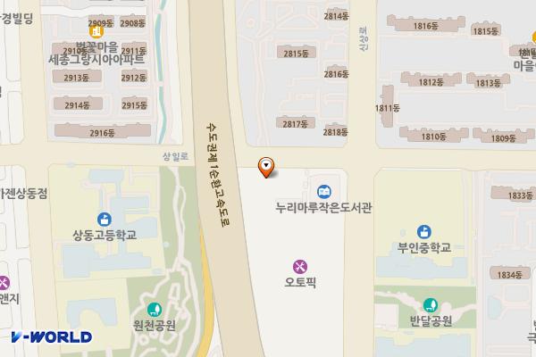 S-OIL 송내드림주유소 위치 지도 — 경기도 부천시 원미구 상일로 42(상동)