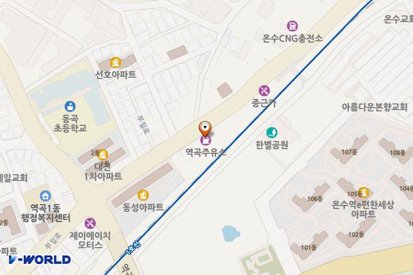 역곡주유소 위치 지도 — 경기도 부천시 원미구 부일로 820(역곡동)