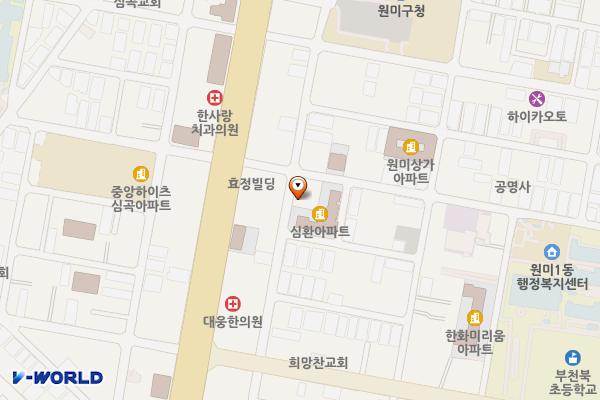 대한노인회 부천시원미지회 위치 지도 — 경기도 부천시 원미구 조종로7번길 32(원미동)