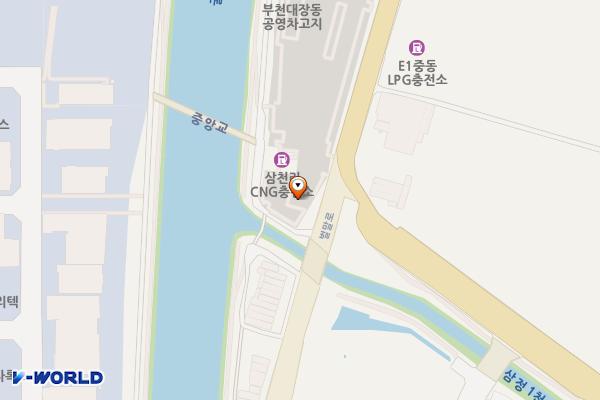 대장공영버스차고지 위치 지도 — 경기도 부천시 오정구 벌말로 43(대장동)