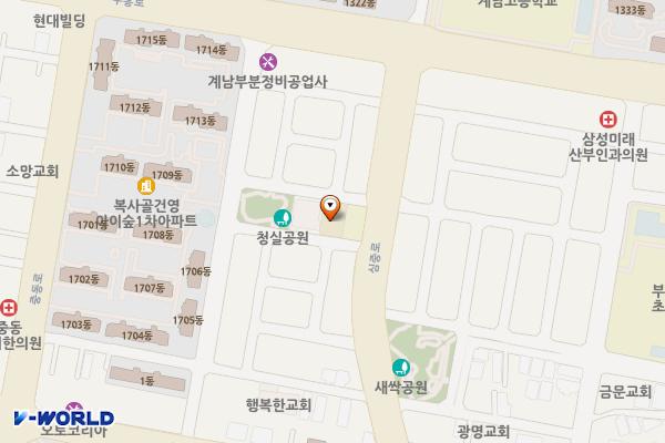 중2동 행정복지센터 위치 지도 — 경기도 부천시 원미구 심중로119번길 8(중동)
