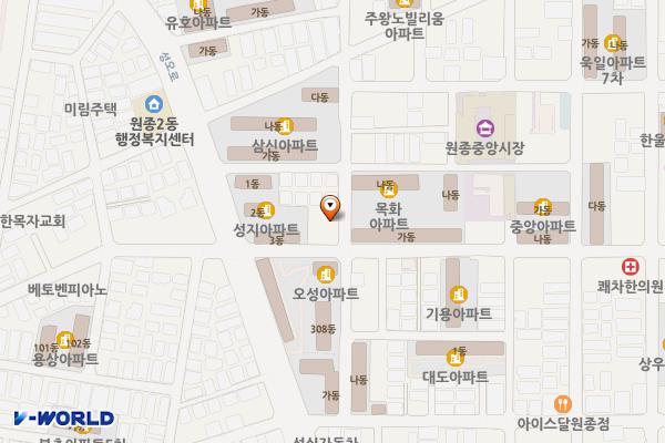 좋은약국 위치 지도 — 경기도 부천시 오정구 원종로 7(원종동)