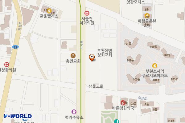 더편한소사요양병원 위치 지도 — 경기도 부천시 소사구 소사로 236(소사본동)