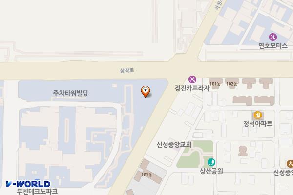 삼정종합사회복지관 위치 지도 — 경기도 부천시 오정구 삼작로 52(삼정동)