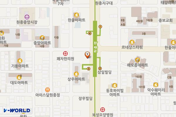 다이소원종사거리점 위치 지도 — 경기도 부천시 오정구 소사로 759(원종동)
