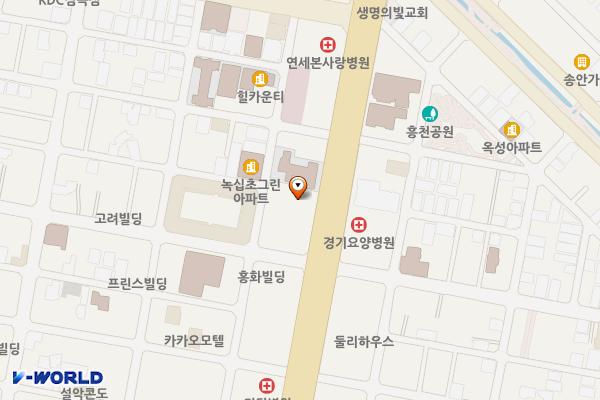 부천심곡빌딩 위치 지도 — 경기도 부천시 원미구 부천로 45(심곡동)