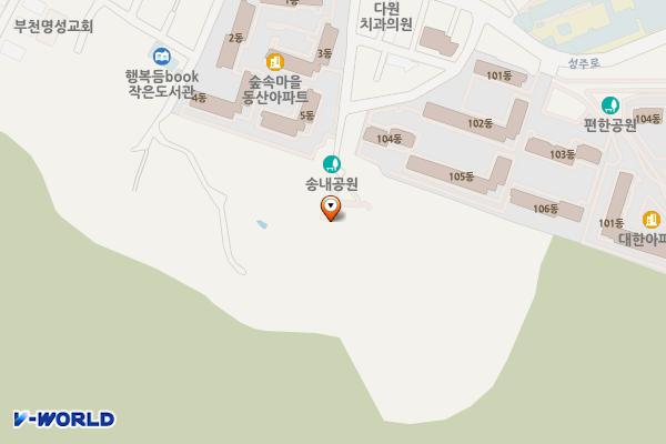 송내공원 위치 지도 — 경기도 부천시 소사구 성주로68번길 35(송내동)