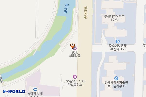 서해상동주유소 위치 지도 — 경기도 부천시 원미구 송내대로 389(상동)