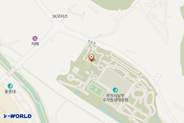남부수자원생태공원 위치 지도 — 경기도 부천시 소사구 연동로 89(옥길동)