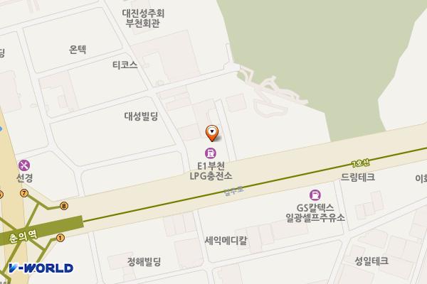 부천LPG충전소 위치 지도 — 경기도 부천시 원미구 길주로 429(춘의동)