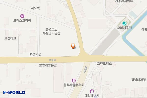 동일석유㈜ 부천충전소 위치 지도 — 경기도 부천시 오정구 석천로 445(삼정동)