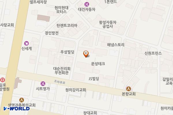 이모시온 원미 위치 지도 — 경기도 부천시 원미구 조마루로397번길 22(원미동)